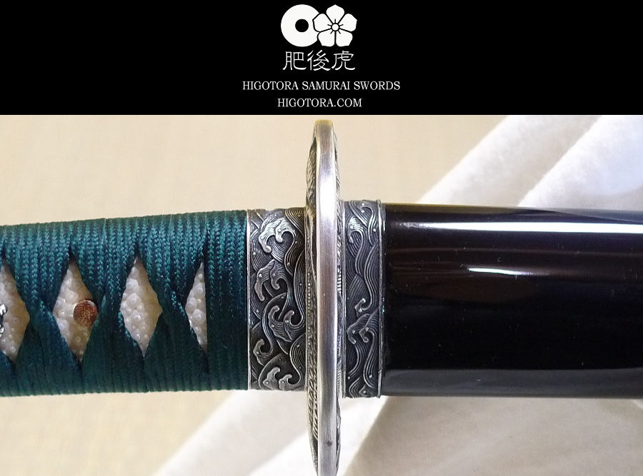 セール通販銀無垢、縁・頭・鐺セット トンボ図　nks-11 (40mm) 鍔、刀装具